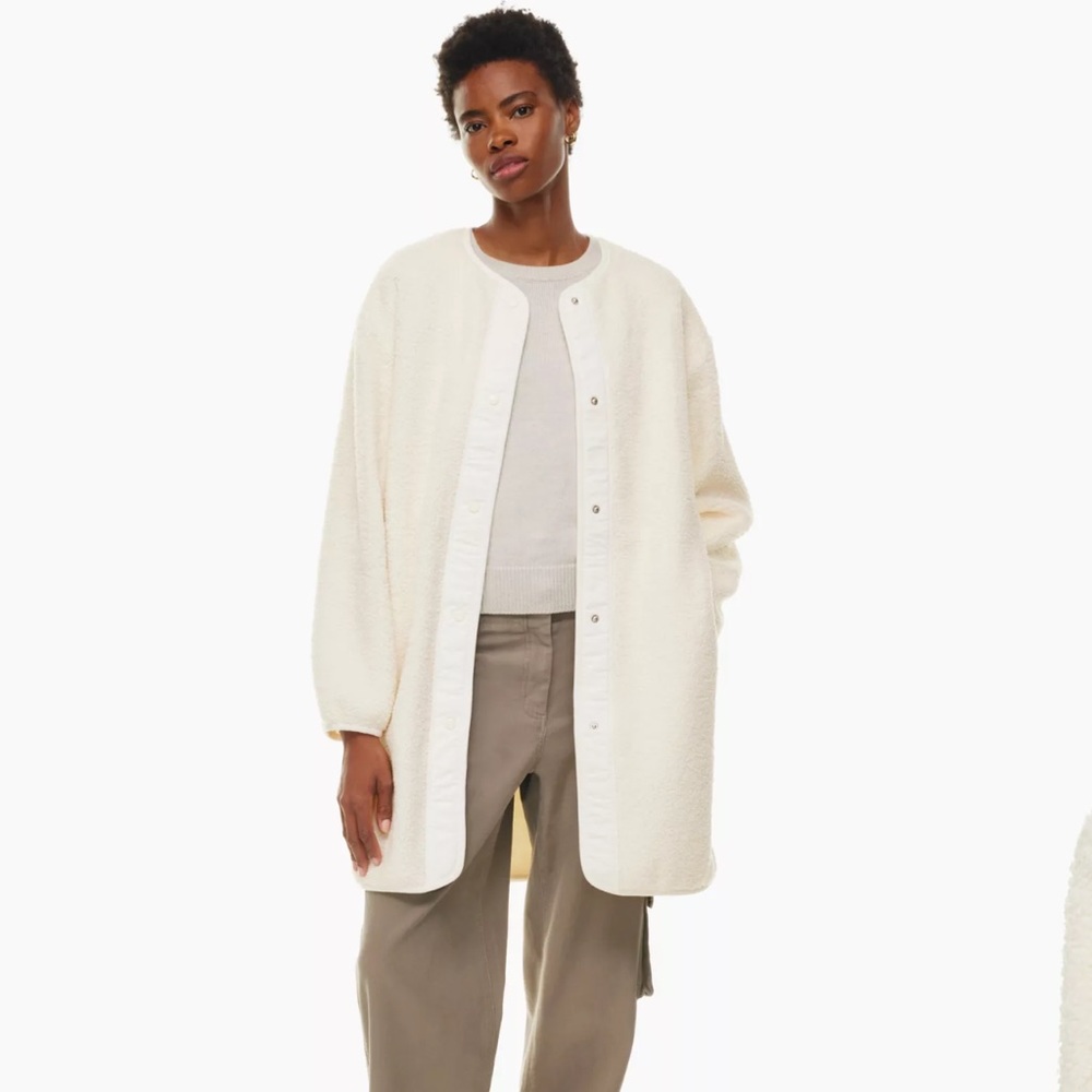 Aritzia Sherpa long liner jacket